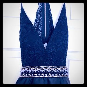 Beautiful Navy blue formal dress